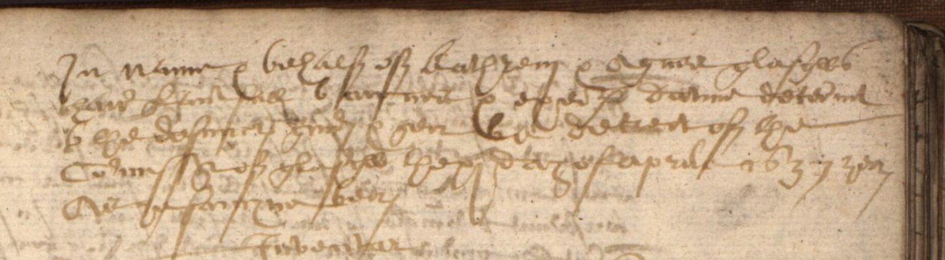 Continuation naming Katherine and Agnes Glasgow as lawful children and John Glasgow as their father.