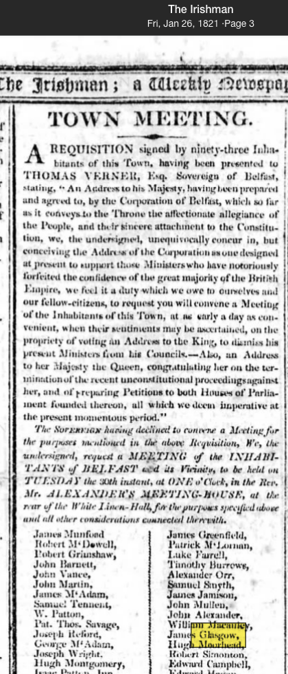 Supplied historical clipping; description follows